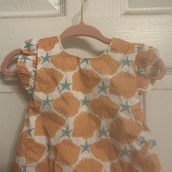 Stitchy fish bubble romper 9m - Picture 3 of 6
